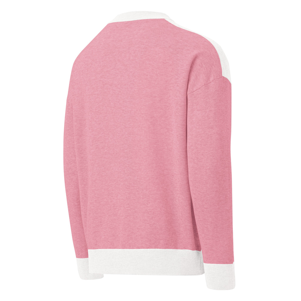 Relaxed fit knitted  sweater - I'm Okay