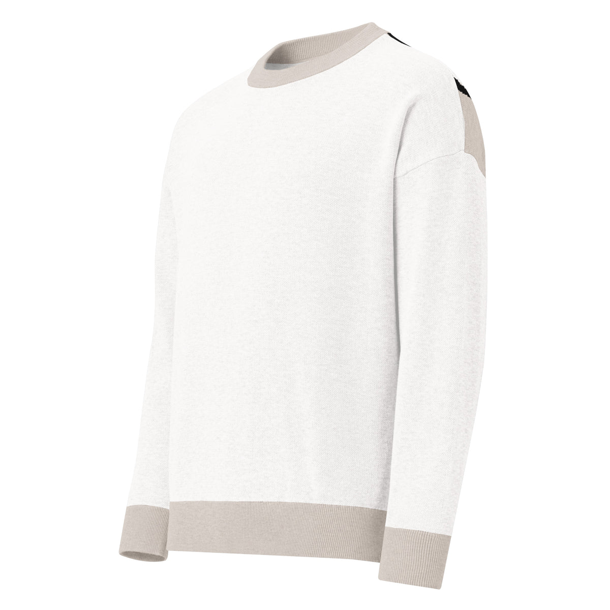 Relaxed fit knitted sweater - World dominance